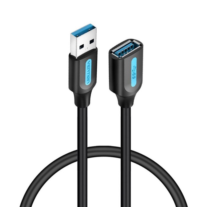 Vention Cable Alargador USB 3.0 CBHBJ Macho a Hembra 5m Negro Vention Cable Alargador USB 3.0 CBHBJ Macho a Hembra 5m Negro